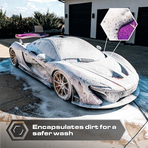 Car Shampoo for Foam Cannon, Ceramic Safe - 16oz Green Apple