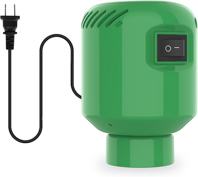 Electric Pump for Vacuum Storage Bags, Travel Vacuum Pump for Various Vacuum Seal Bags Portable Vacpack Air Pump for Compression Clothing Blanket Luggage Green (Storage Bag Not Included)