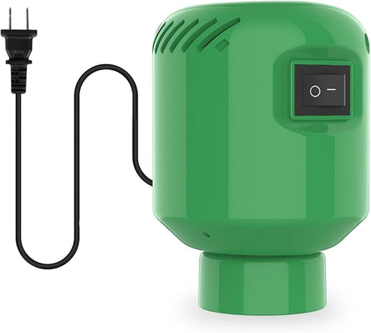 Electric Pump for Vacuum Storage Bags, Travel Vacuum Pump for Various Vacuum Seal Bags Portable Vacpack Air Pump for Compression Clothing Blanket Luggage Green (Storage Bag Not Included)
