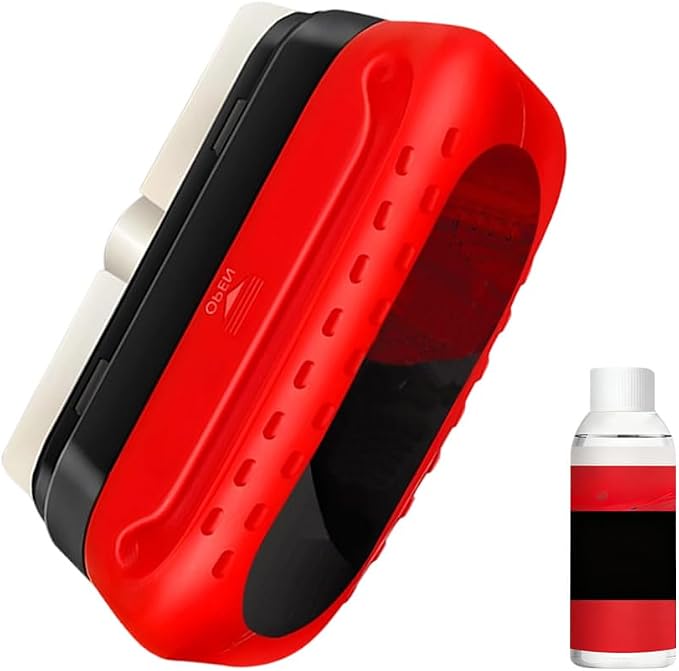 Automotive Oil Film Cleaning Brush, Upgraded Antifog & Rainproof Glass Cleaning Board, Car Windshield Glass Cleaner for 