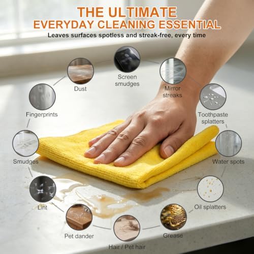 Microfiber Cleaning Cloth 64 Pcs 300GSM Microfiber Towels for Cars