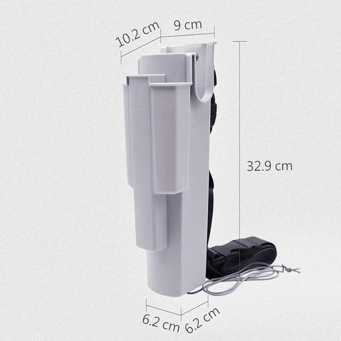 Window Cleaning Holster with Belt - Detachable Side Bucket Squeegee Holder Tool Belt