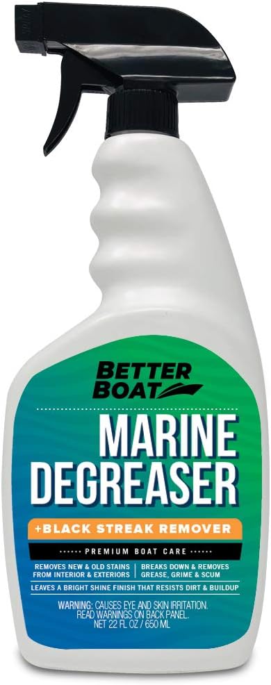 Marine Degreaser and Black Streak Remover, Heavy Duty Fiberglass and Engine