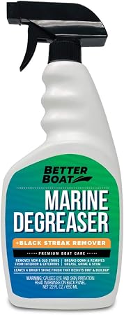 Marine Degreaser and Black Streak Remover, Heavy Duty Fiberglass and Engine