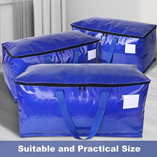 Moving Bags, Moving Boxes, 93L 6-Pack Sotrage Bags Totes, Blue