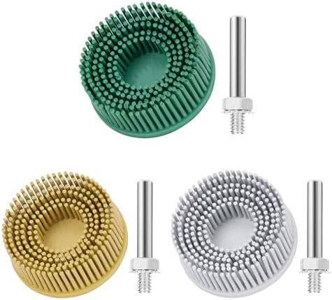3Pcs Bristle Disc 2 Inch Gasket Remover Wheel Tool Attachments