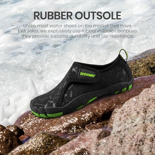 Barefoot Water Shoes for Kids - Wide Toe Box and Quick-Dry Sand Shoes Toddler for Hiking Swim Beach Pool Kayak Sport Accessories, Camping Essentials Non-Slip for Boys Girls Sizes