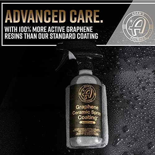 Adam's Polishes Advanced Graphene Ceramic Spray Coating Bundle - 18+ Month Sprayable Graphene Oxide Ceramic Coating for Cars, Boats, RV's & Motorcycle | Adds Extreme Gloss, Depth, Shine & Protection