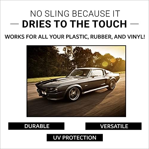 Tire Shine Spray 1 Gallon Refill - The Perfect Deep Black Shine - Long Lasting Car Tire Dressing - No Sling & Dry to Touch - Sprayer Not Included