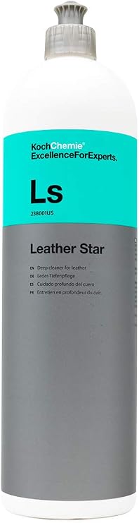 KOCHCHEMIE - Leather Star - Deep Cleaner for Leather; Revitalizes, Preserves, and Protects; Pleasant Fragrance, Color In