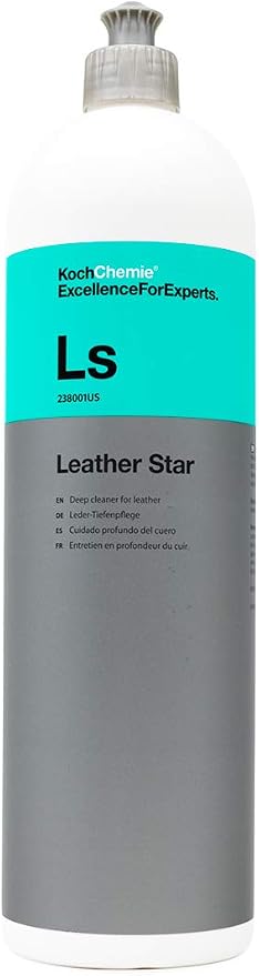 KOCHCHEMIE - Leather Star - Deep Cleaner for Leather; Revitalizes, Preserves, and Protects; Pleasant Fragrance, Color In