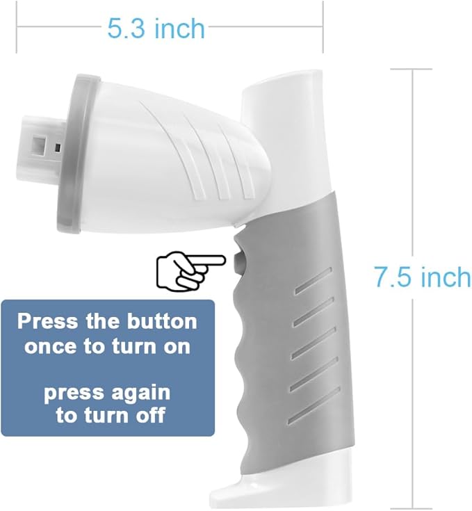 Electric Spin Scrubber, Bathroom Shower Electric Scrubber for Cleaning Tub/Tile/Floor/Sink/Window, Power Cleaning Brush Rechargeable Cordless with 4 Replaceable Cleaner Brush Heads