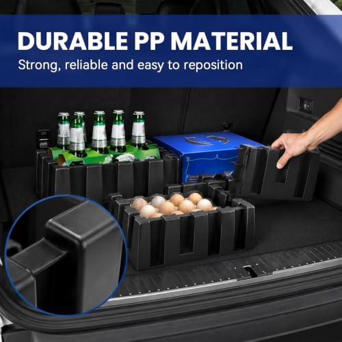 4 PCS Car Trunk Organizer Blocks, Grocery Divider Cargo Containment