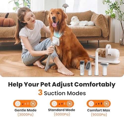 P1 Pro Dog Grooming Vacuum, 6-in-1 Kit, 2-Year Protection Plan