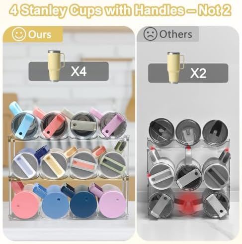 Water Bottle Organizer for Stanley 40oz Tumblers, Stanley Cup Organizer