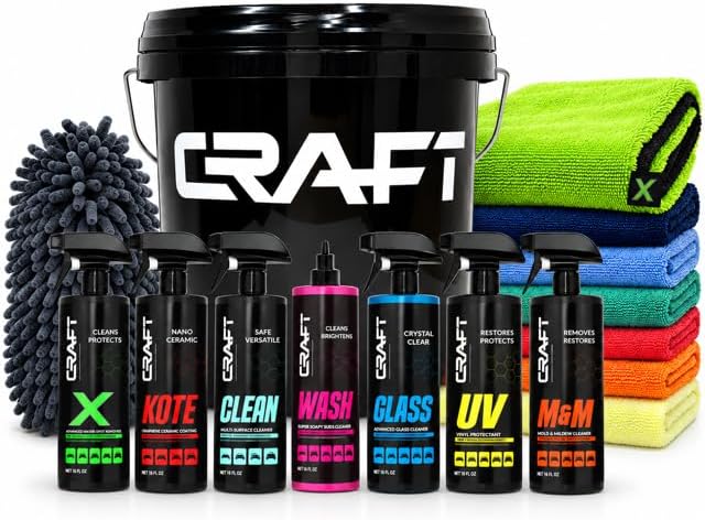 Complete Boat Cleaning Bucket Kit