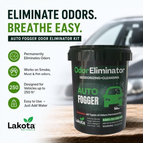 Chlorine Dioxide Car Bomb Odor Eliminator For Car, Scent Bomb Deodorizer