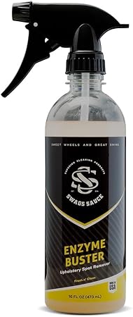 Enzyme Buster | Fresh n' Clean Scent| Upholstery Spot Remover 16oz Bottle by Swags Sauce - Designed to Address Various O