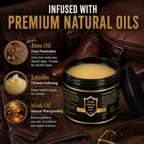 Leather Conditioner for Couch: Restores Shine, Softness, Protects
