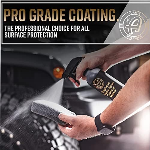 Adam's Polishes Advanced Graphene Ceramic Spray Coating Bundle - 18+ Month Sprayable Graphene Oxide Ceramic Coating for Cars, Boats, RV's & Motorcycle | Adds Extreme Gloss, Depth, Shine & Protection