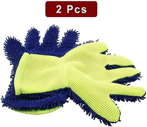 BokWin 2-Pack Car Wash Mitt, Blue