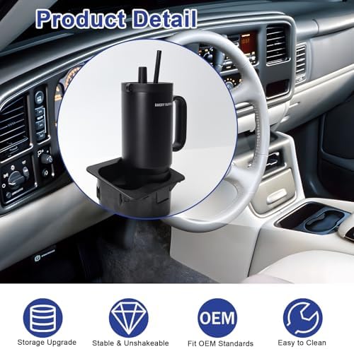 12388413 Center Console Cup Holder Compatible with 1995-2000 Chevy