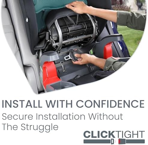 Britax Grow with You ClickTight Harness-2-Booster Car Seat, 2-in-1 High Back Booster, Green Contour
