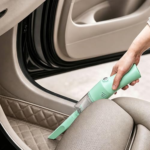 Mini Cordless Handheld Vacuum for Car, Sofa, Desk, Drawers & Crumbs, Mint