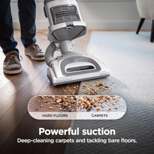 Shark Navigator Lift-Away Upright Vacuum Cleaner, HEPA, White, NV356E​