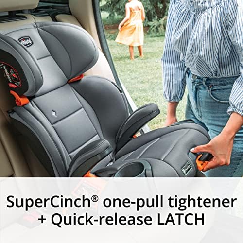 KidFit ClearTex Plus 2-in-1 Belt-Positioning Booster Car Seat