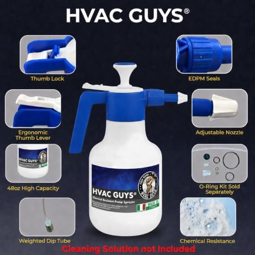Handheld Chemical Pump Sprayer with 360° Spray Angle