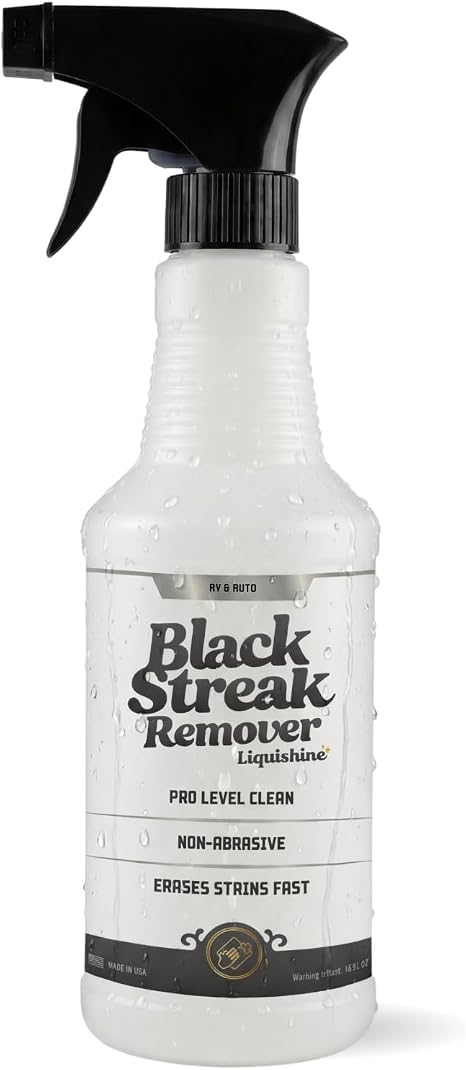 Black Streak Remover RV Cleaner, Removes RV Black Streaks from Sidewalls, Exterior Spray for Fiberglass & Painted Surfac