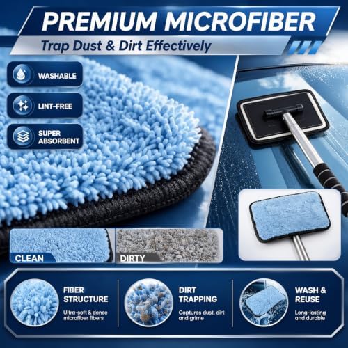 2026New Dual Magnetic Windshield Cleaner for Car