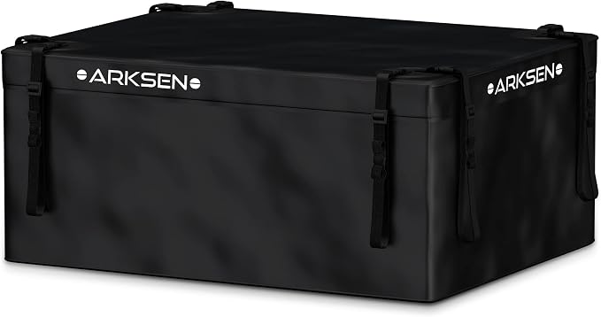 ARKSEN Roof Top Luggage Storage Bag for 43" x 39" Roof Baskets Waterproof 14.5 Cubic Feet (41.73" L x 33.07" W x 18.11" 