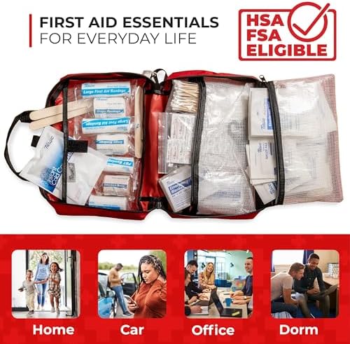 Thrive First Aid Kit Multipack, 291 Pieces, Hospital Grade