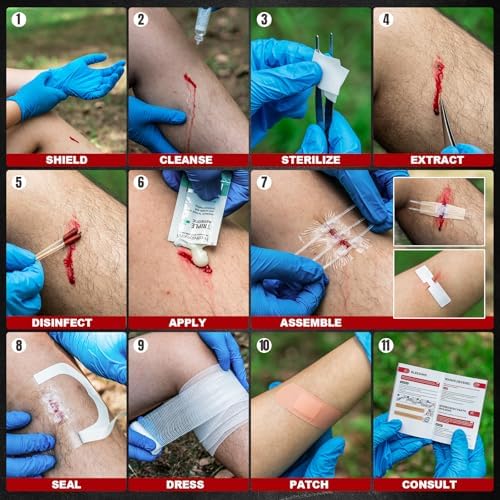 Wound Closure Kit with 3 Types Butterfly Bandages