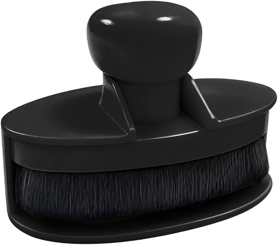 Car Tire Shine Applicator, Soft Bristle Vehicle Tyre Dressing Applicator Brush with Storage Stand, Portable Auto Tire Sh
