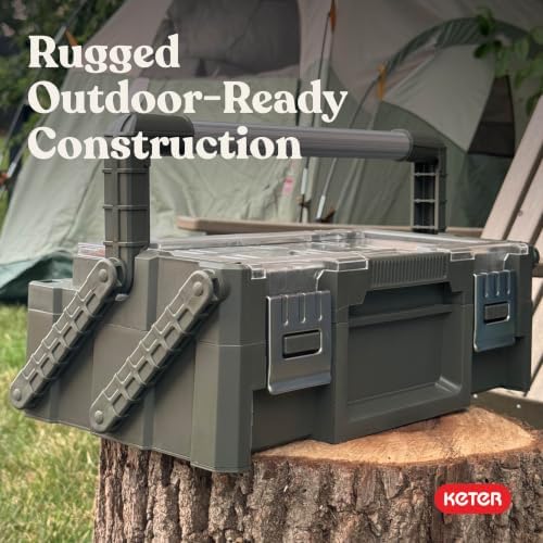 18" Camp & Trail Gear Organizer, Heavy-Duty Cantilever Storage Box