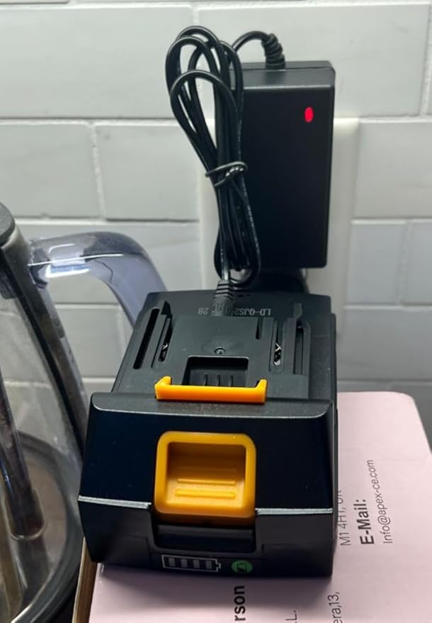 T POWER 26V Fast Charger for Alloyman Electric Spin Scrubber Qimedo 1200 RPM 1000RPM 20V Cordless Cleaning Brush with Adjustable Extension Arm Cleaning Brush Ac Dc Adapter Class 2 Power Supply
