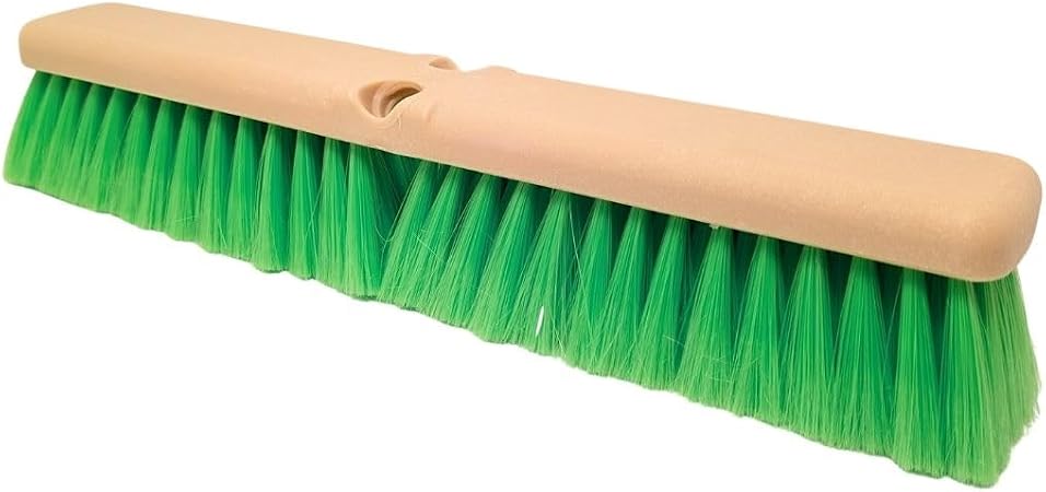 Teravan Green Flow Through Essential Flagged-End Brush Head, 18-Inch