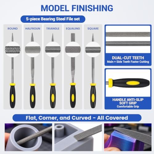 65Pcs 3D Printer Tools Kit with Storage Case, 3D Printer Accessories