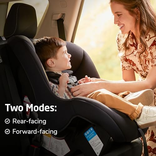 Romi 2-in-1 Convertible Car Seat, Infant Baby Seat, Rear & Forward Facing, 5-40 lbs, 30-50 lbs, Lightweight, Latch Installation, Machine-Washable, Travel-Ready, Sea Shadow