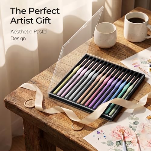 15PCS Paint By Numbers Brushes, Micro Fine Detail Paint Brush Set