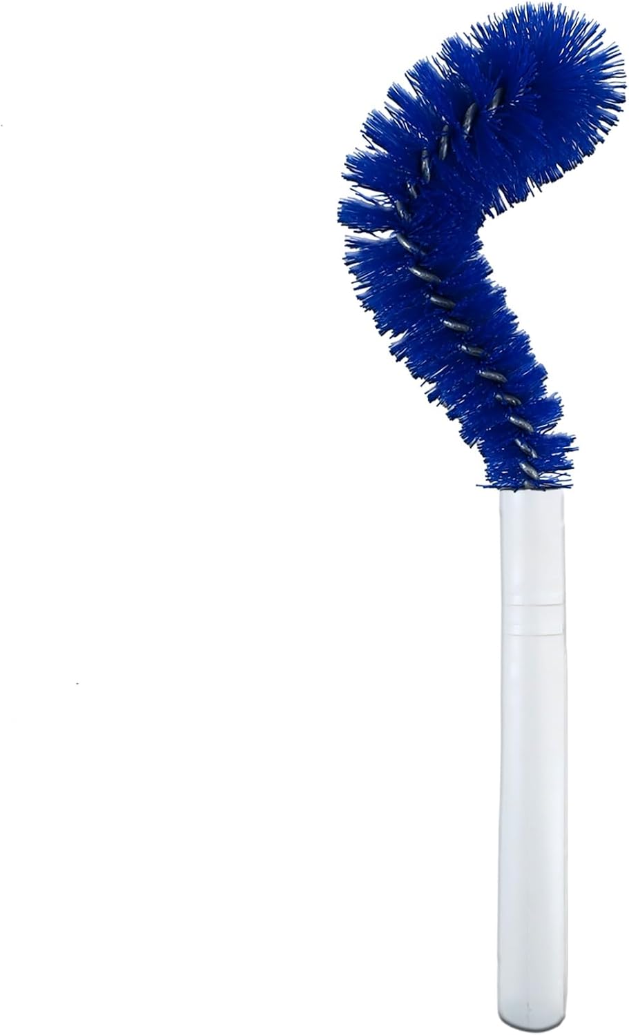 Multi-Purpose Kitchen Brush – Bristle Scrubber for Garbage Disposal, Drain Cleaning, Carafes, Jars & Under Rims – Curved Ergonomic Design