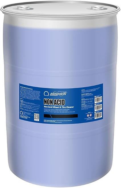 Nanoskin NON ACID Wheel & Tire Cleaner for Brake Dust Removal, 30 Gallon
