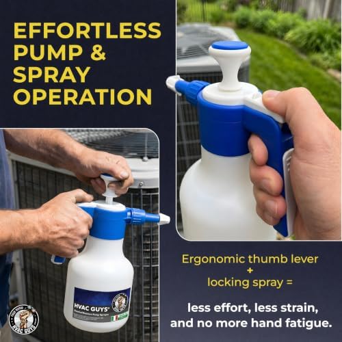 Handheld Chemical Pump Sprayer with 360° Spray Angle