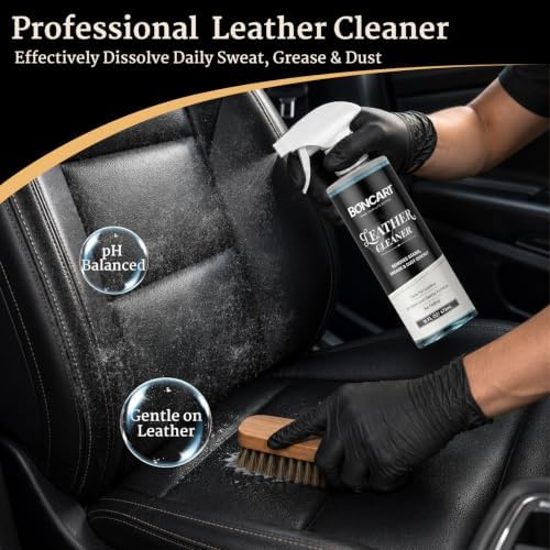 Leather Cleaner & Conditioner Kit for Cars & Home, 2x16 oz (2 IN 1)