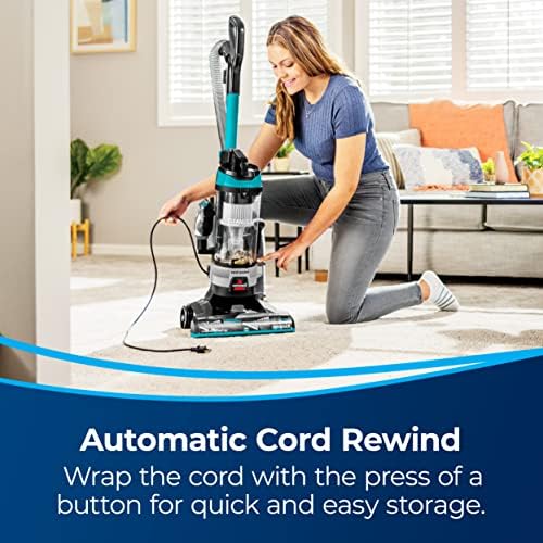 CleanView Rewind Pet Bagless Vacuum with Automatic Cord Rewind, Active Extension Wand for Hard-to-Reach Areas, Powerful Suction & Multi-Surface Cleaning, 3534