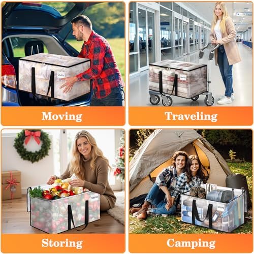 Moving Bags, Extra Large Heavy Duty Storage Bags, 93L, 8 Packs