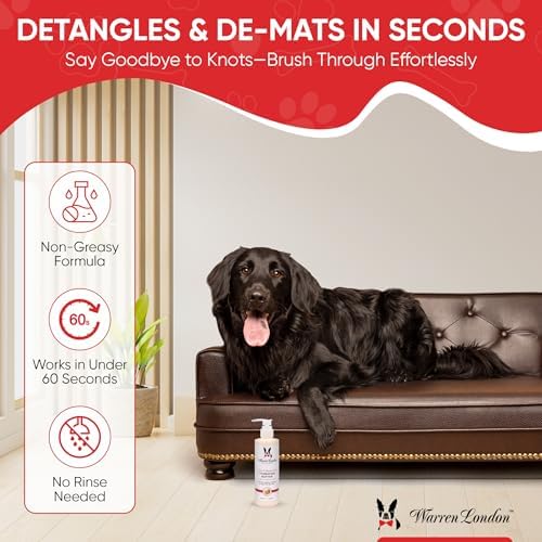 Hydrating Butter Leave in Pet Conditioner for Dogs | Lotion for Skin and Coat | Aloe Puppy & Dog Conditioner for Hair Detangler, Dry Skin, & Pet Fur Dandruff | Made in USA | Guava 8oz